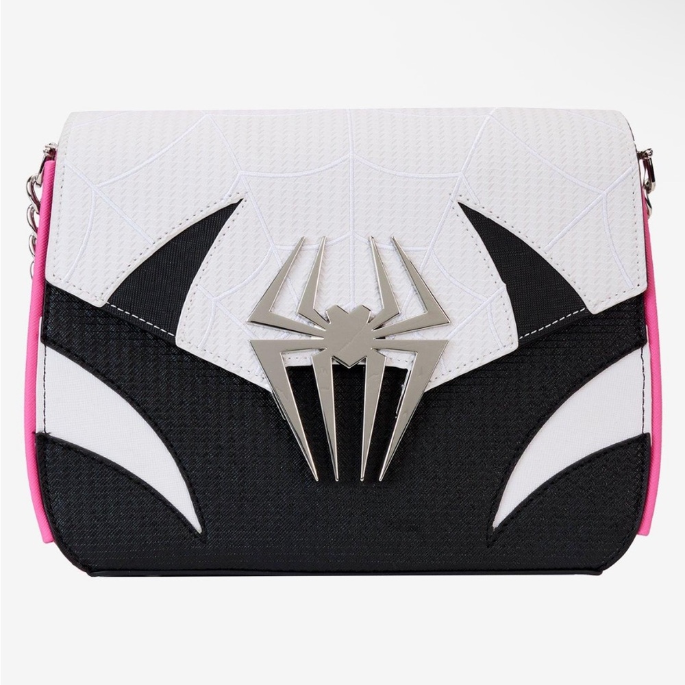 🩷PRICE FIRM🖤 Loungefly Across the Spider-Verse Spider Gwen Logo
Crossbody Bag